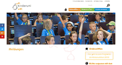 Desktop Screenshot of kinderuni.at